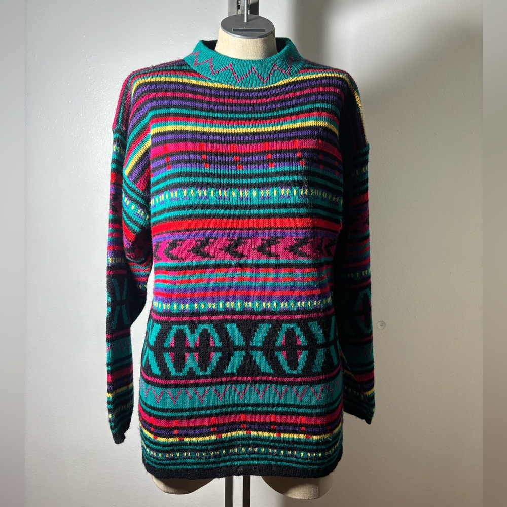 Made In USA Colorful Sweater